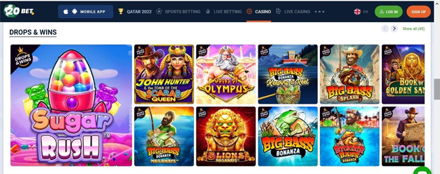 20BET Mesin slot online