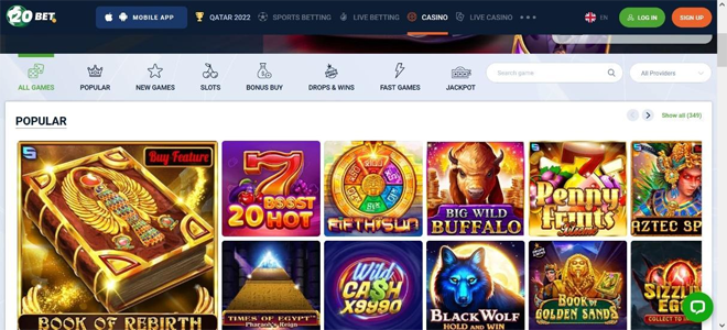 20BET Mesin slot online