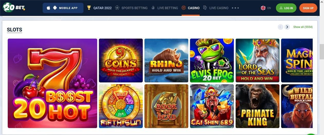 20BET Mesin slot online